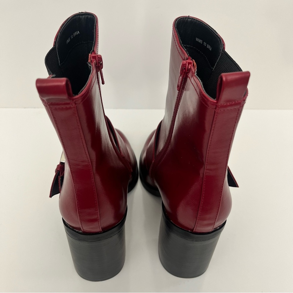 Dolce Vita Bria Red Harness Ankle Boots Womens 10 - Picture 9 of 13